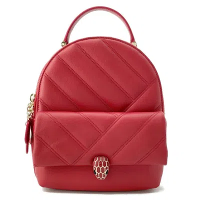 Pre-owned Bvlgari Leather Backpack ()
