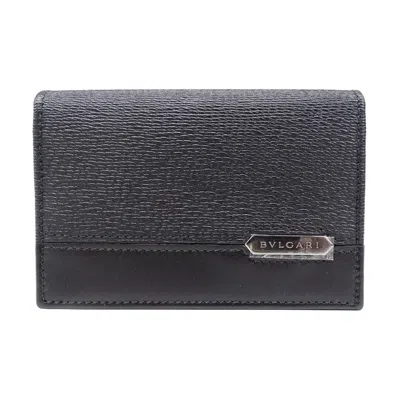 Pre-owned Bvlgari Leather Card Case ()