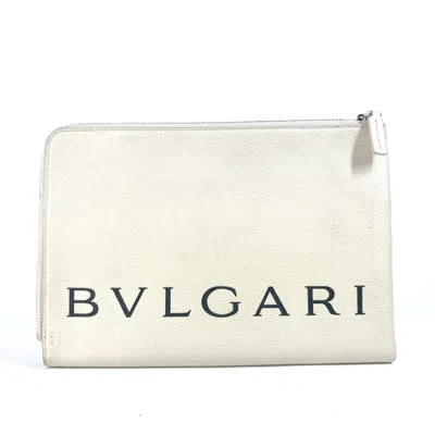 Pre-owned Bvlgari Leather Clutch Bag Pouch () In Multi