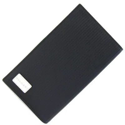 Pre-owned Bvlgari Leather Coated Canvas Long Wallet (bi-fold) ()
