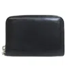 Pre-owned Bvlgari Leather Coin Purse/coin Case () In Black