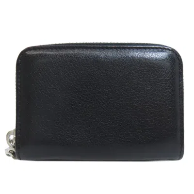 Bvlgari Leather Coin Purse/coin Case () In Black