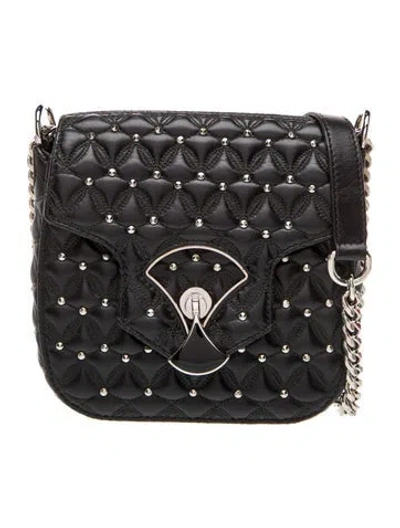 Pre-owned Bvlgari Leather Divas' Dream In Black