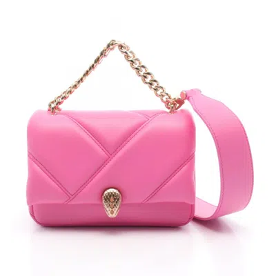 Pre-owned Bvlgari Leather Handbag () In Pink