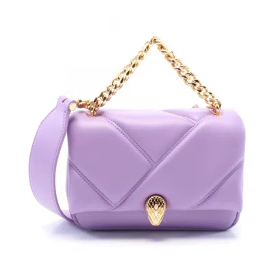 Pre-owned Bvlgari Leather Handbag () In Purple