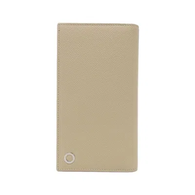 Pre-owned Bvlgari Leather Long Wallet (bi-fold) ()