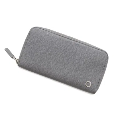 Pre-owned Bvlgari Leather Long Wallet (bi-fold) ()