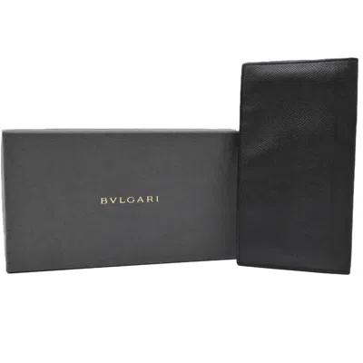 Pre-owned Bvlgari Leather Long Wallet (bi-fold) ()