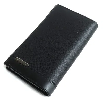 Pre-owned Bvlgari Leather Long Wallet (bi-fold) ()