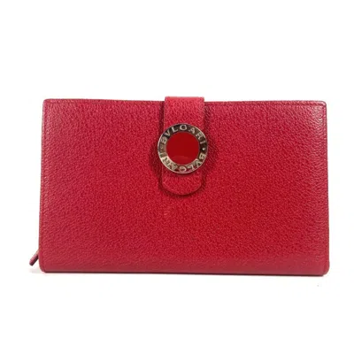 Pre-owned Bvlgari Leather Long Wallet (bi-fold) () In Multi