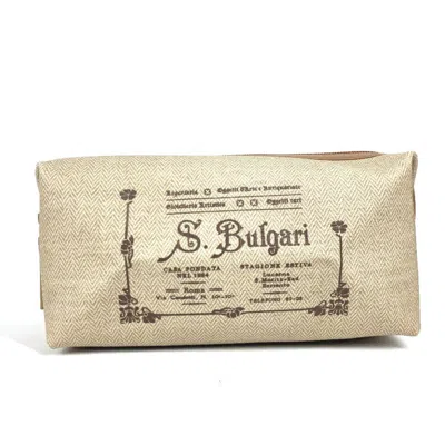 Pre-owned Bvlgari Leather Pvc Pouch ()