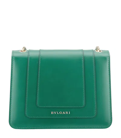 Bvlgari Leather Serpenti Forever Cross-body Bag In White