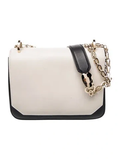 Pre-owned Bvlgari Leather Serpenti Hypnotic In Neutrals