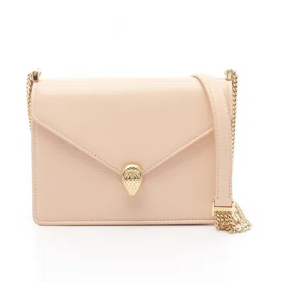 Pre-owned Bvlgari Leather Shoulder Bag () In Pink