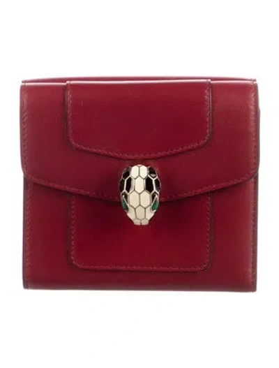 Pre-owned Bvlgari Leather Wallet