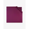 Bvlgari Womens Violet Lett Mx Voile Square Printed Silk Scarf In Purple