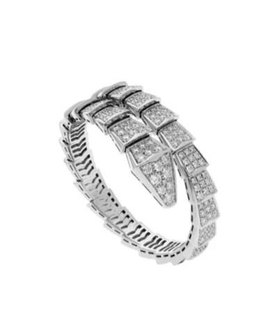 Bvlgari Logo Bracelet In Gray