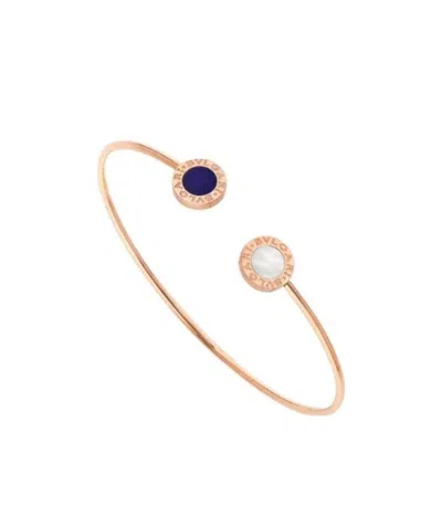 Bvlgari Logo Bracelet In Yellow