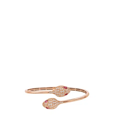 Bvlgari Logo Bracelet In Yellow