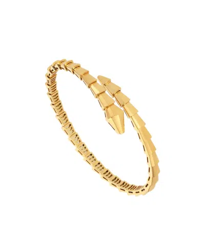 Bvlgari Logo Bracelet In Yellow