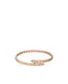 Bvlgari Serpenti Viper Bracelet In Rose Gold In Yellow