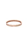 Bvlgari B.zero1 18kt Rose-gold Bracelet In Yellow