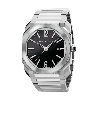 Bvlgari Logo Logo Watch In Gray
