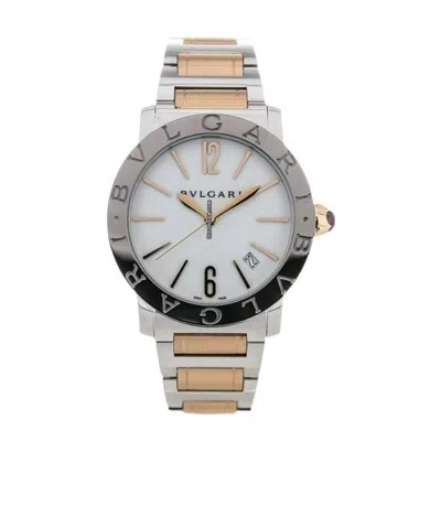 Bvlgari Logo Logo Watch In Gray