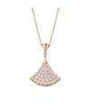 Bvlgari Logo Necklace In Yellow