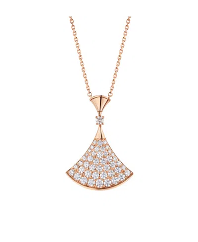Bvlgari Logo Necklace In Yellow