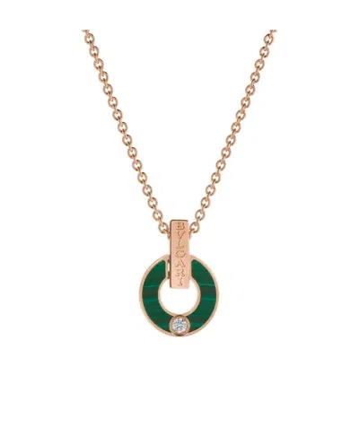 Bvlgari Logo Necklace In Yellow