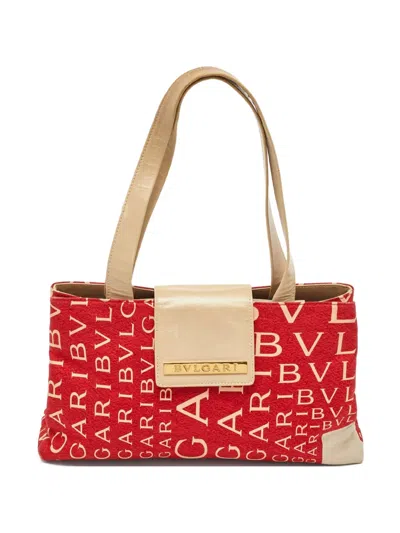 Pre-owned Bvlgari Logo-print Tote Bag