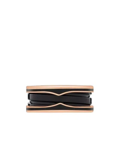 Bvlgari Logo Ring In Black