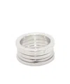 Bvlgari Logo Ring In White