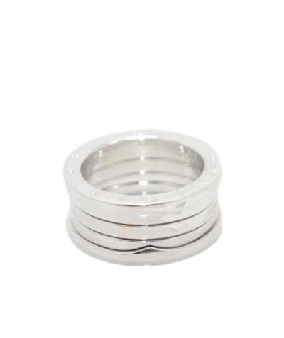 Bvlgari Logo Ring In White