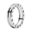 Bvlgari White Gold And Diamond B. Zero1 One-band Ring In White