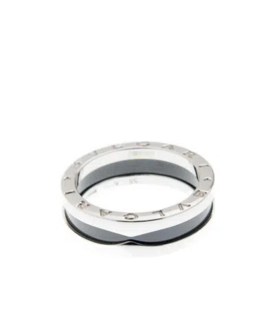Bvlgari Logo Ring In White