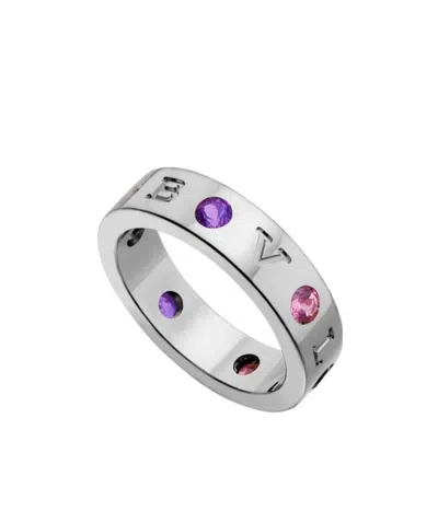Bvlgari Logo Ring In White