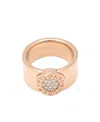 Bvlgari Logo Ring In Yellow