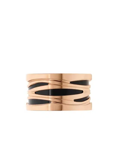 Bvlgari Logo Ring In Yellow