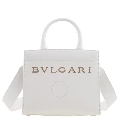 Bvlgari Logo Series Small Leather Tote