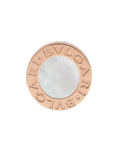 Bvlgari Logo Stud Earrings In Gold