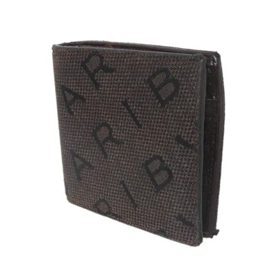 Pre-owned Bvlgari Logomania Brown Wallet (bi-fold) ()
