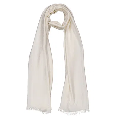 Bvlgari Logomania Lettere Maxi Light Stole In Gray