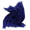 Bvlgari Logomania Lettere Maxi Metropolis Shawl In Blue