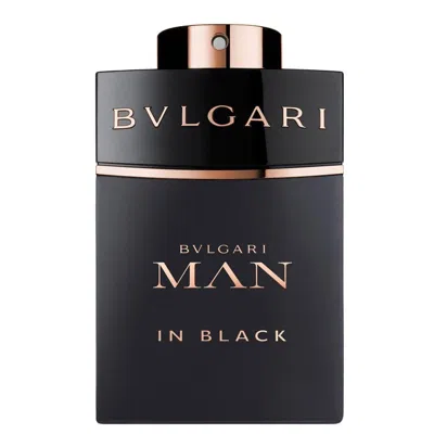 Bvlgari Luxury Man In Black 3.4 oz Eau De Parfum Refillable Spray In Transparent