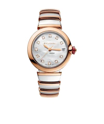 Bvlgari Lvcea Series Watches In White
