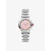 Bvlgari Lvcea Stainless-steel And Diamond Quartz Watch 28mm In Metallic