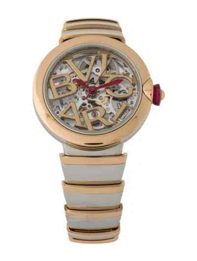 Pre-owned Bvlgari Lvcea Watch, 33mm In Multi