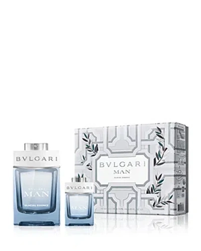 Bvlgari Man Glacial Essence Eau De Parfum Gift Set In White